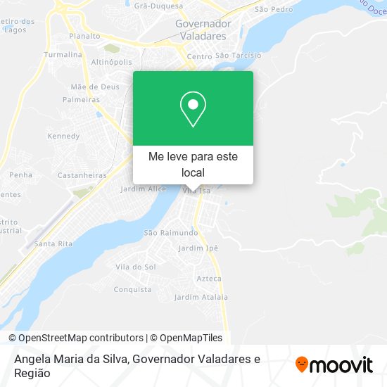 Angela Maria da Silva mapa