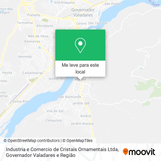 Industria e Comercio de Cristais Ornamentais Ltda mapa