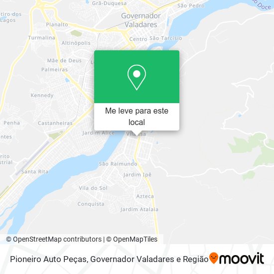 Pioneiro Auto Peças mapa