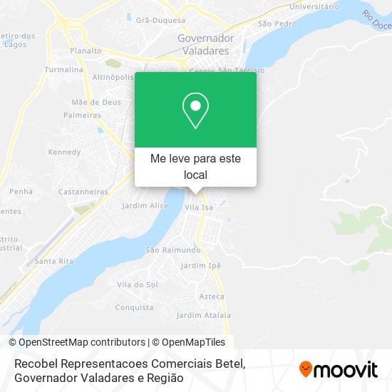 Recobel Representacoes Comerciais Betel mapa