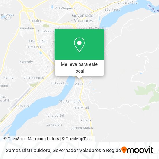 Sames Distribuidora mapa