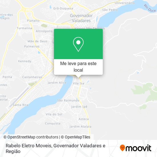 Rabelo Eletro Moveis mapa