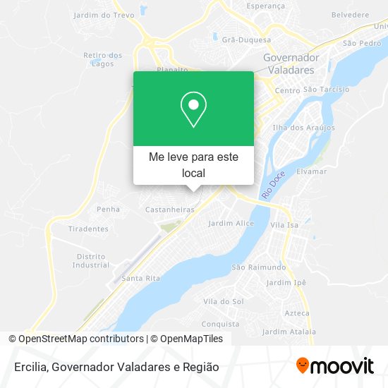 Ercilia mapa