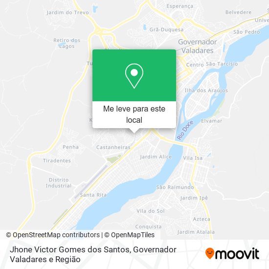 Jhone Victor Gomes dos Santos mapa