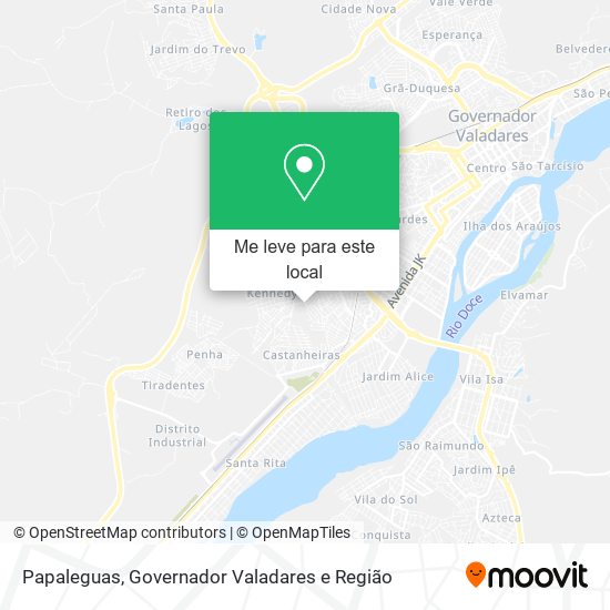 Papaleguas mapa