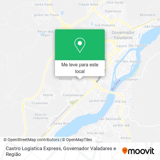 Castro Logistica Express mapa