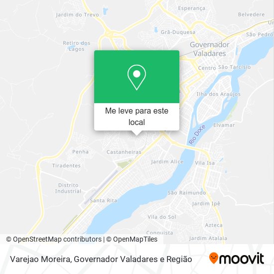 Varejao Moreira mapa