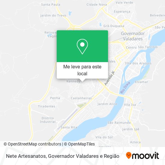 Nete Artesanatos mapa
