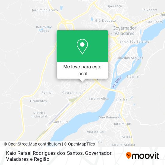Kaio Rafael Rodrigues dos Santos mapa