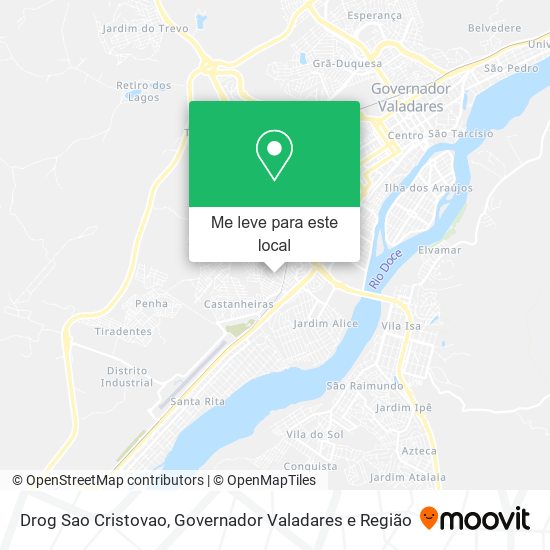 Drog Sao Cristovao mapa