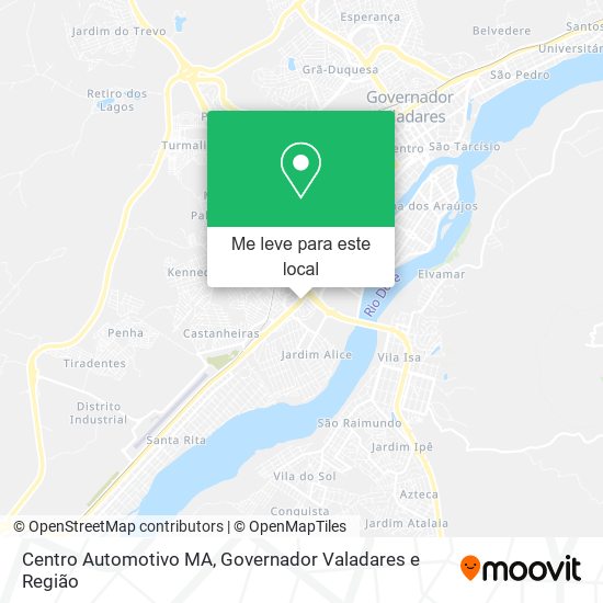 Centro Automotivo MA mapa