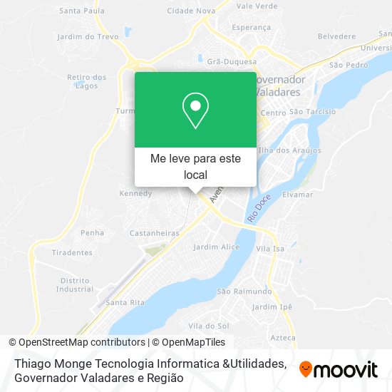 Thiago Monge Tecnologia Informatica &Utilidades mapa