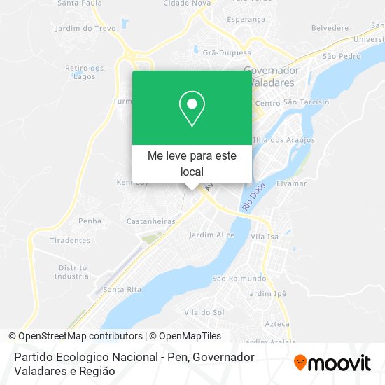 Partido Ecologico Nacional - Pen mapa