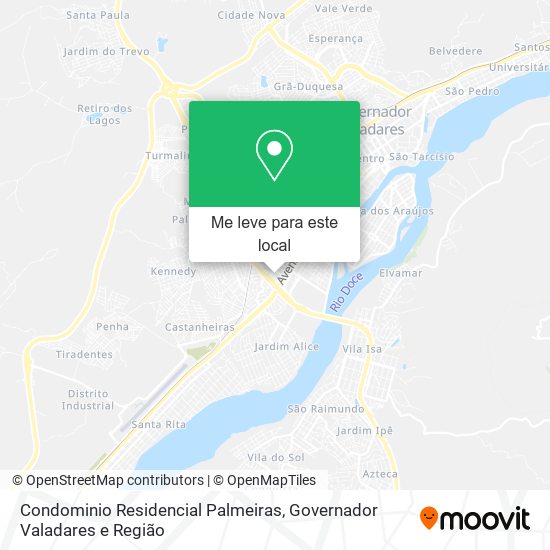 Condominio Residencial Palmeiras mapa