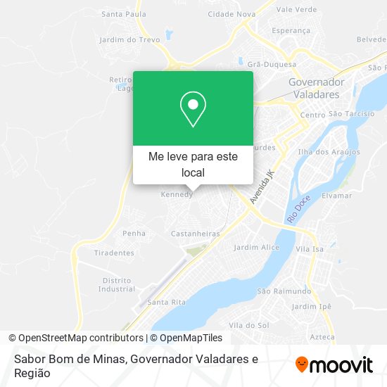 Sabor Bom de Minas mapa