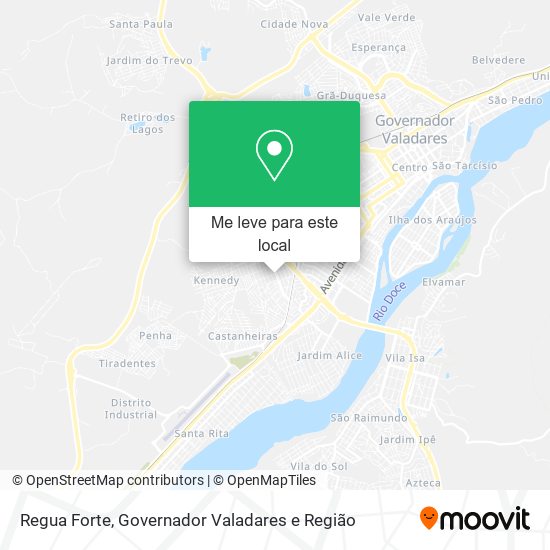 Regua Forte mapa