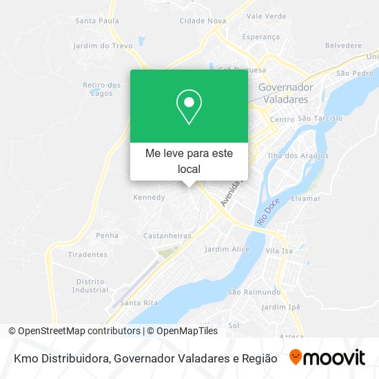 Kmo Distribuidora mapa