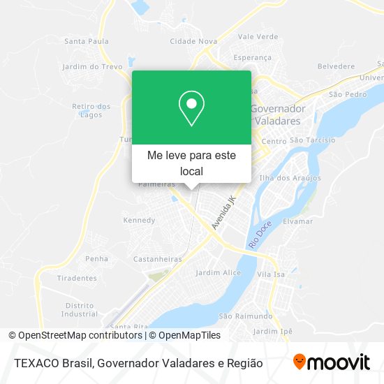 TEXACO Brasil mapa