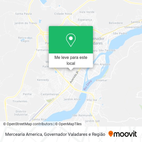 Mercearia America mapa