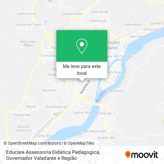 Educare Assessoria Didatica Pedagogica mapa