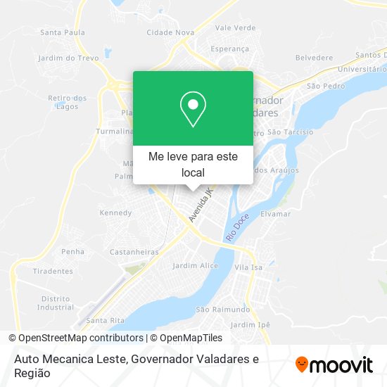 Auto Mecanica Leste mapa