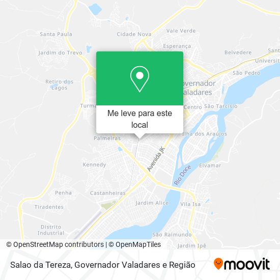 Salao da Tereza mapa