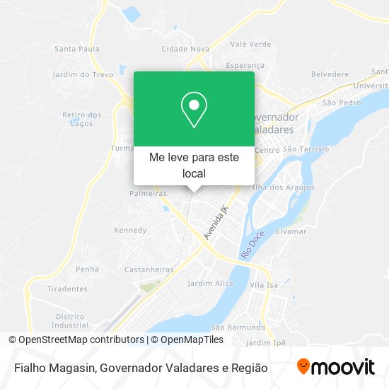 Fialho Magasin mapa