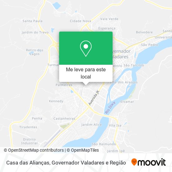 Casa das Alianças mapa