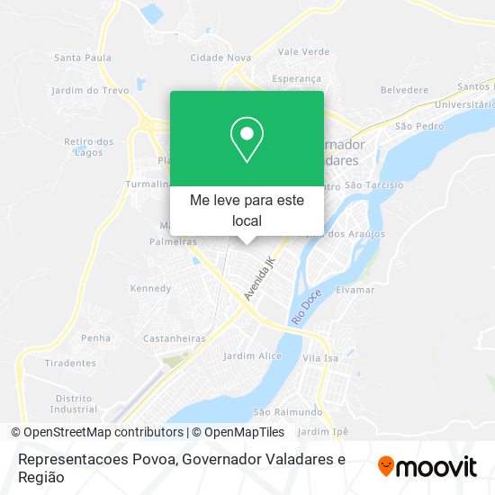 Representacoes Povoa mapa