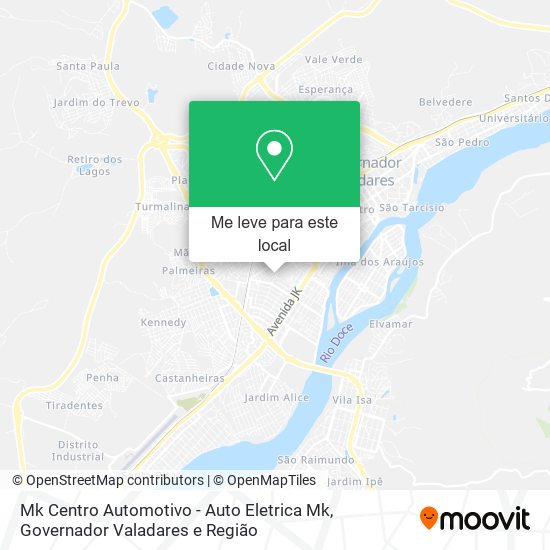 Mk Centro Automotivo - Auto Eletrica Mk mapa