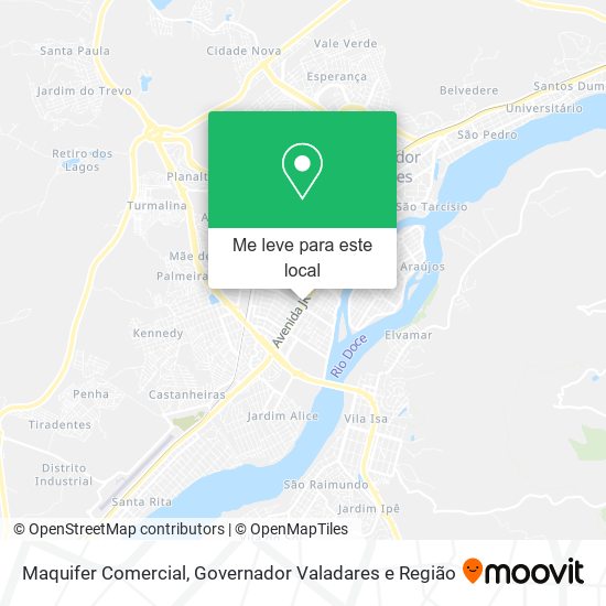 Maquifer Comercial mapa