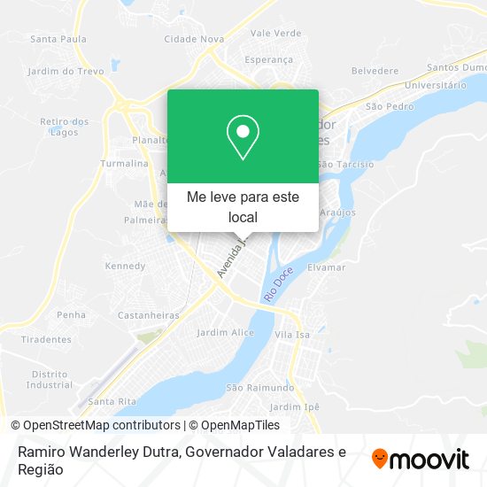 Ramiro Wanderley Dutra mapa