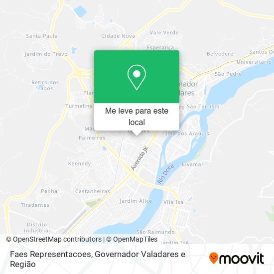 Faes Representacoes mapa