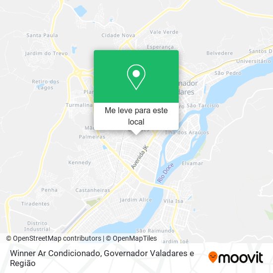 Winner Ar Condicionado mapa