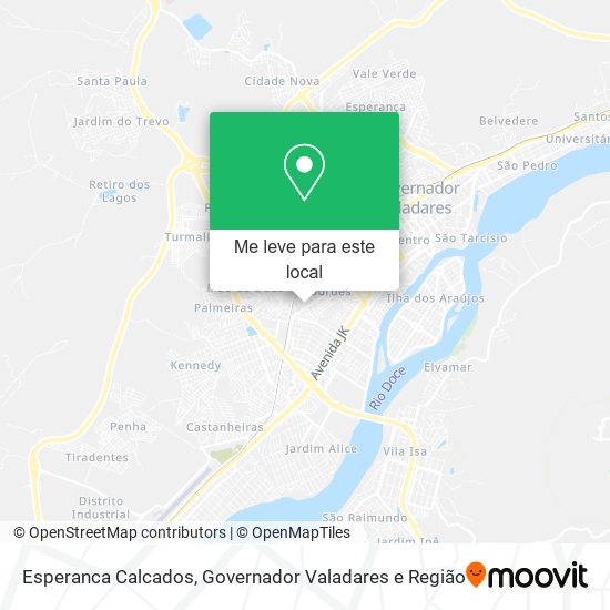 Esperanca Calcados mapa