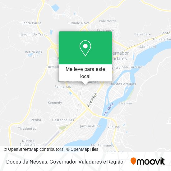 Doces da Nessas mapa