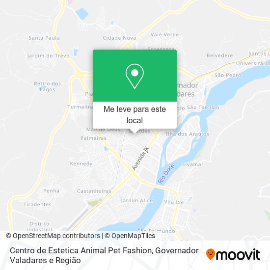 Centro de Estetica Animal Pet Fashion mapa