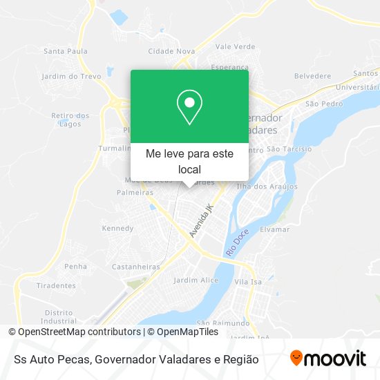 Ss Auto Pecas mapa