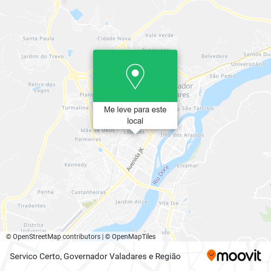 Servico Certo mapa