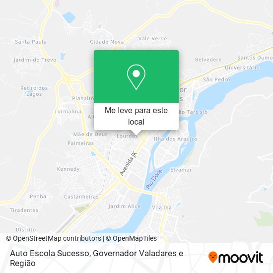 Auto Escola Sucesso mapa