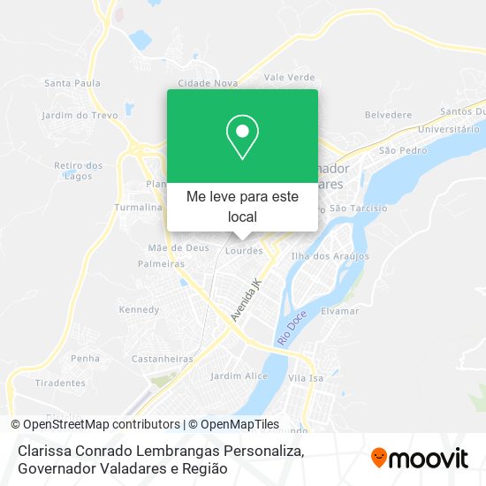 Clarissa Conrado Lembrangas Personaliza mapa