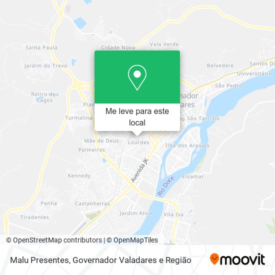 Malu Presentes mapa