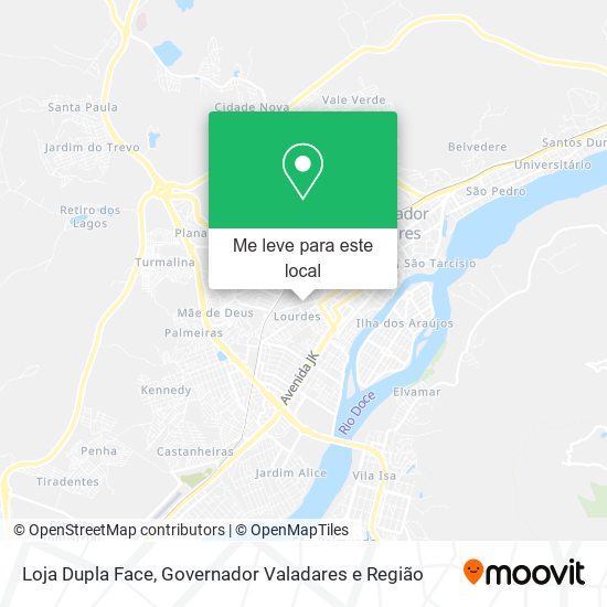 Loja Dupla Face mapa