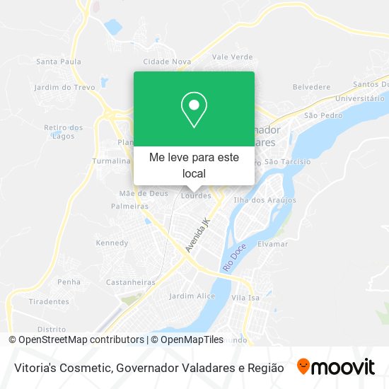 Vitoria's Cosmetic mapa