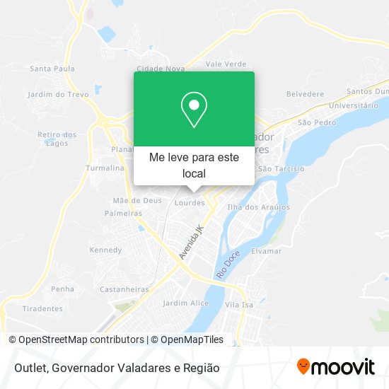 Outlet mapa