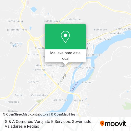 G & A Comercio Varejista E Servicos mapa