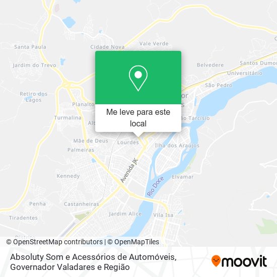 Absoluty Som e Acessórios de Automóveis mapa
