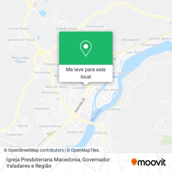 Igreja Presbiteriana Macedonia mapa