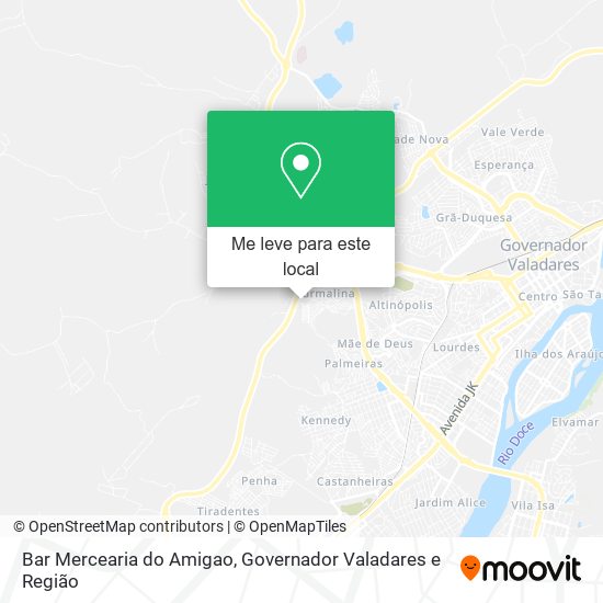 Bar Mercearia do Amigao mapa