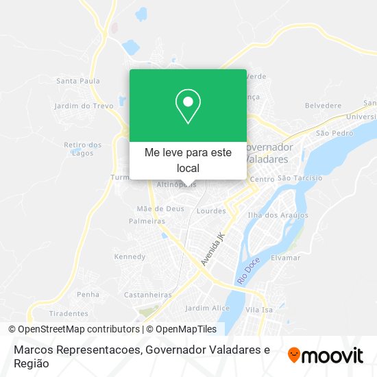 Marcos Representacoes mapa